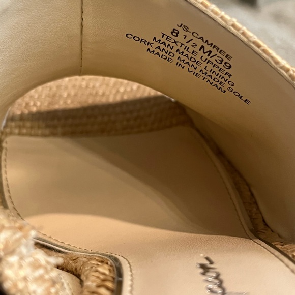 New/Never worn Jessica Simpson “JS-Camree” cork and man made sole. Sz. 8 1/2 - Picture 6 of 7